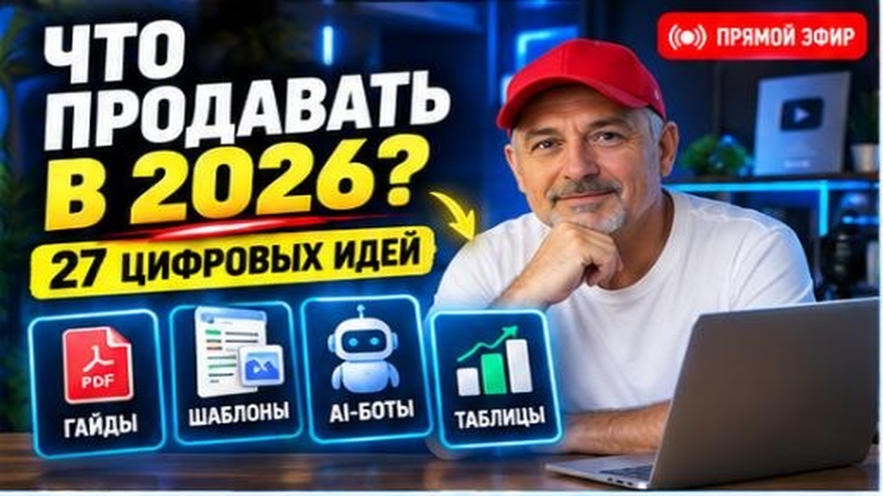 27 Цифровых Идей для Продажи в 2026 году без вложений